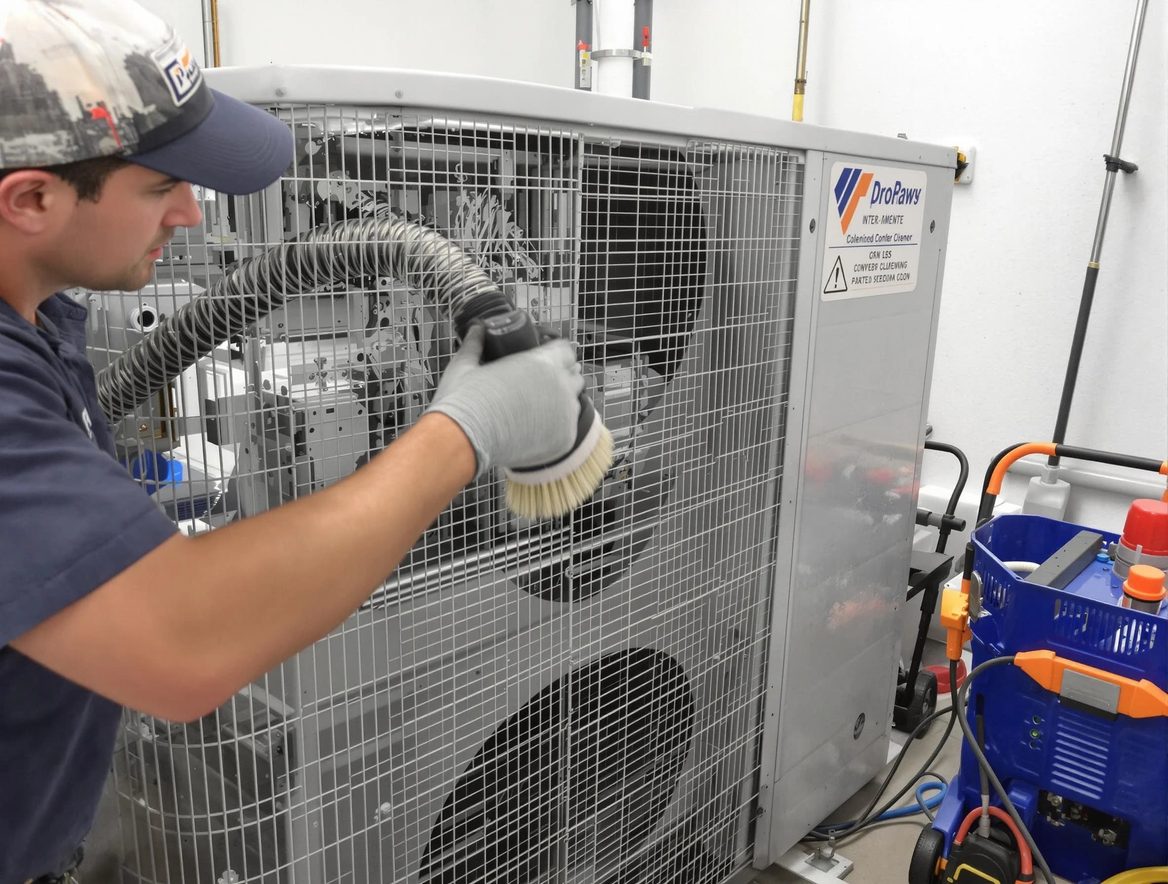 North Decatur Air Duct Cleaning specialist performing precision AC coil cleaning for improved system performance in North Decatur