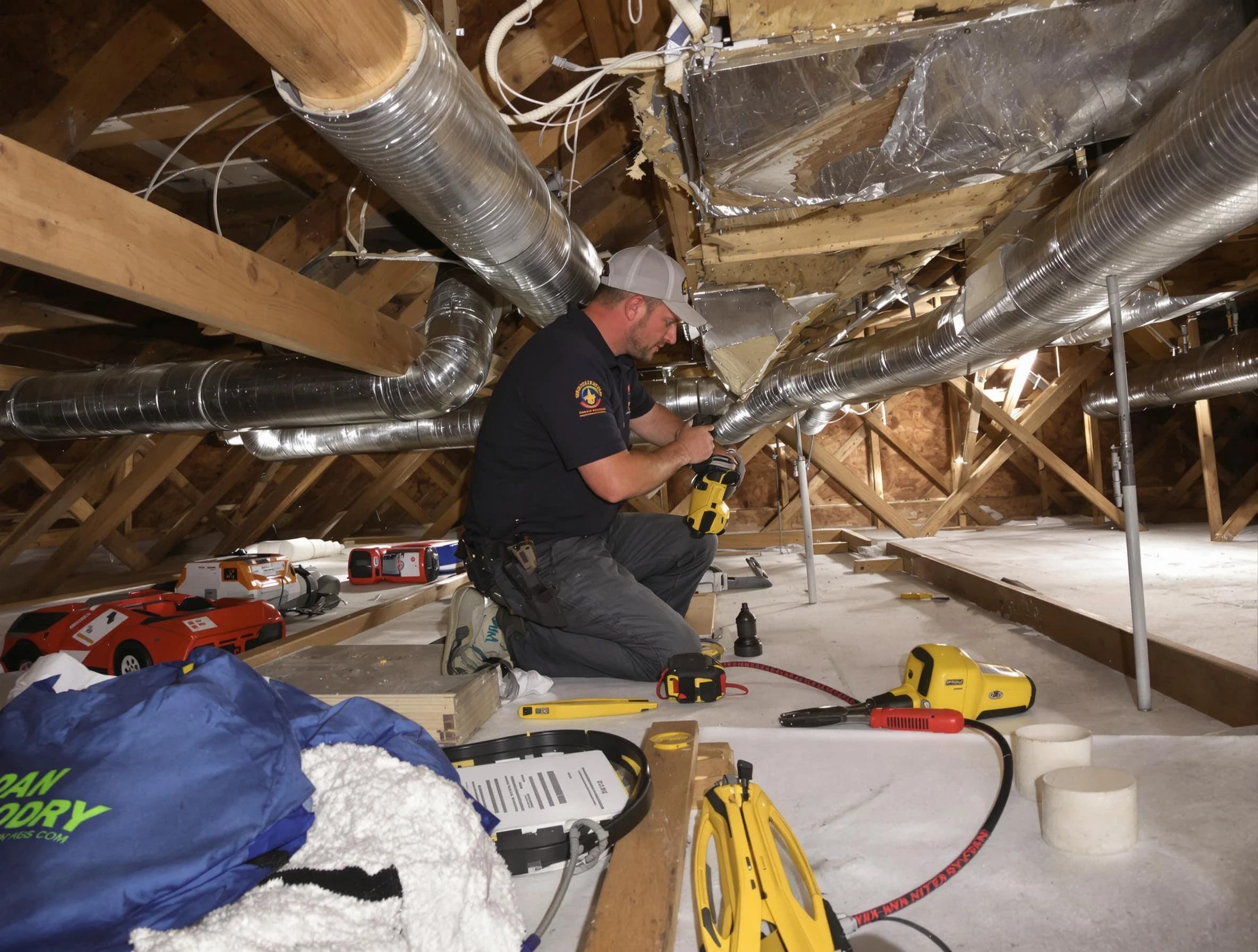 Professional air duct repair by North Decatur Air Duct Cleaning in North Decatur