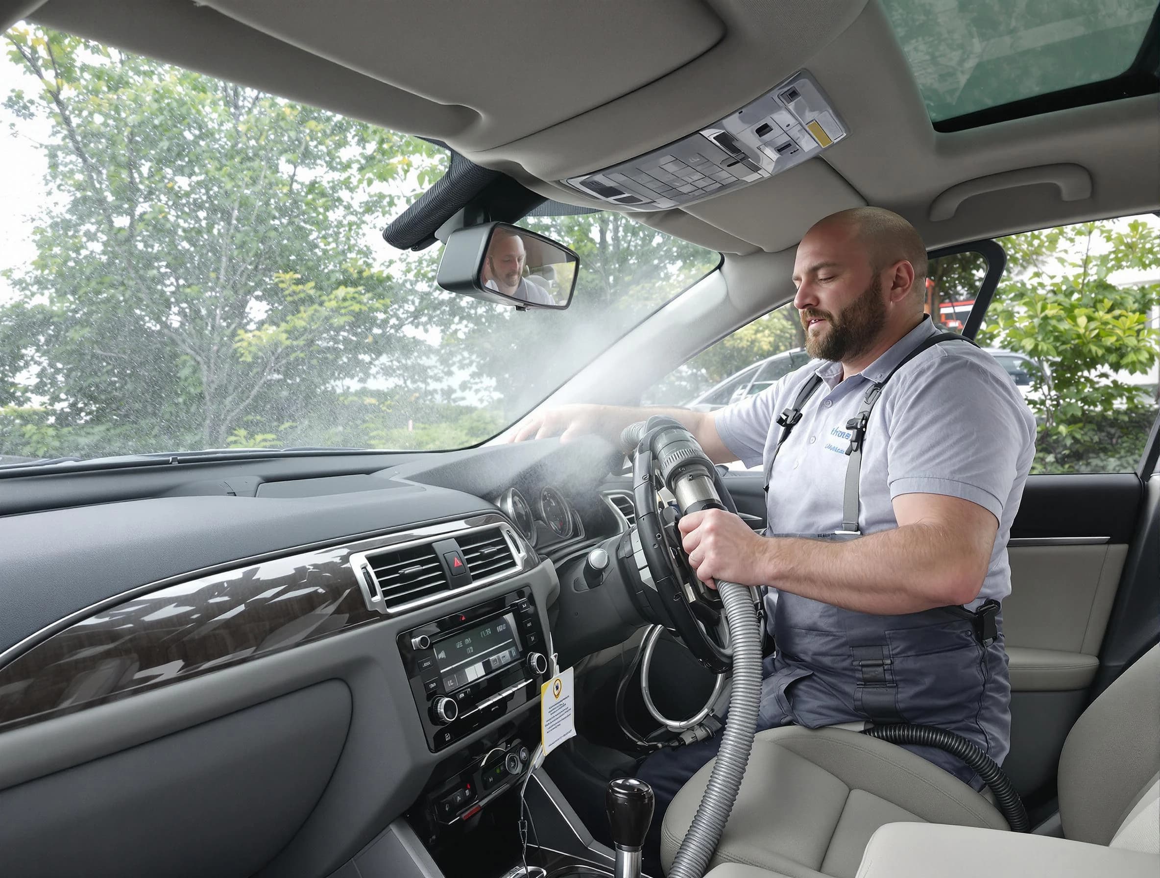 North Decatur Air Duct Cleaning specialist performing professional car duct cleaning in North Decatur