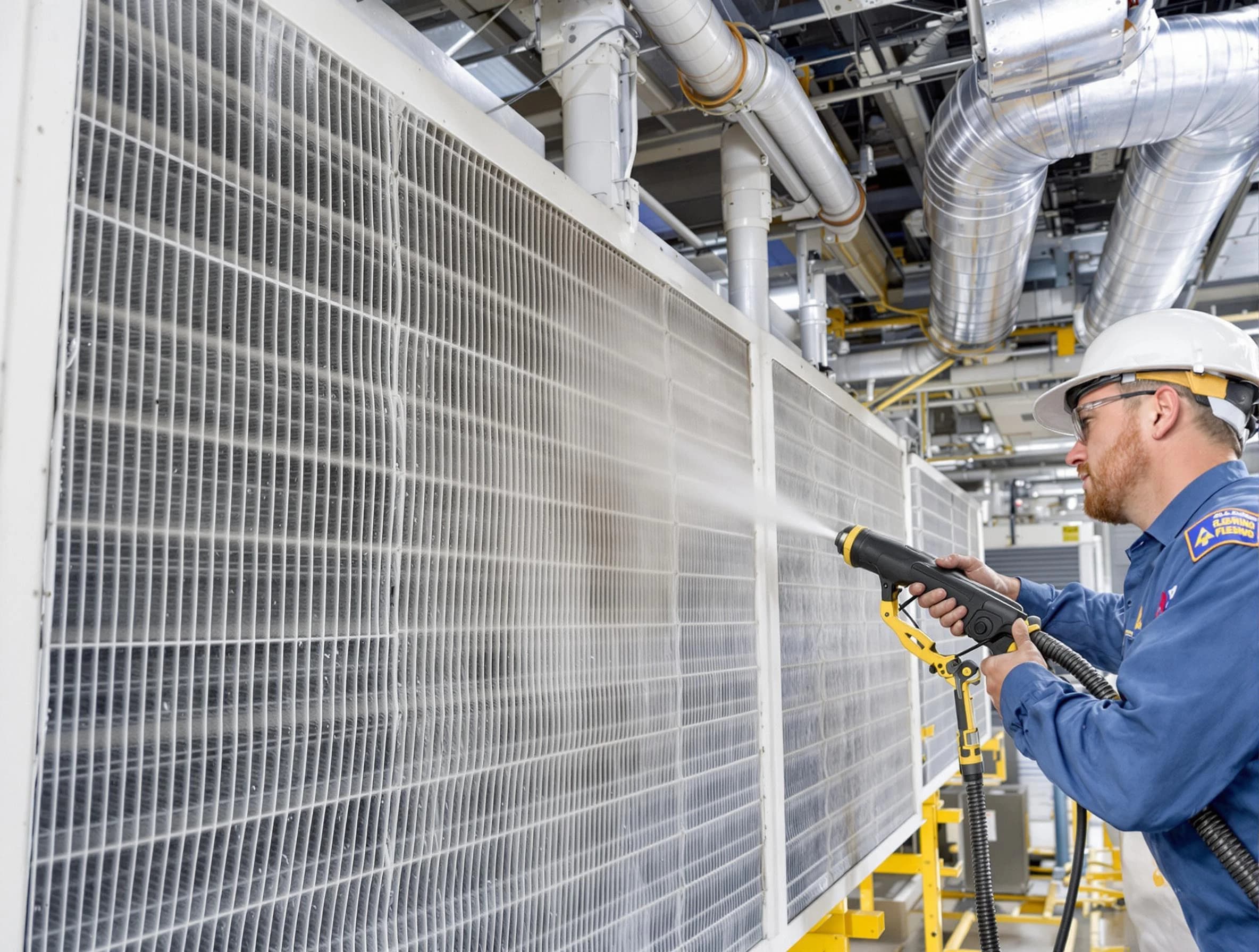 Professional commercial coil cleaning by North Decatur Air Duct Cleaning in North Decatur