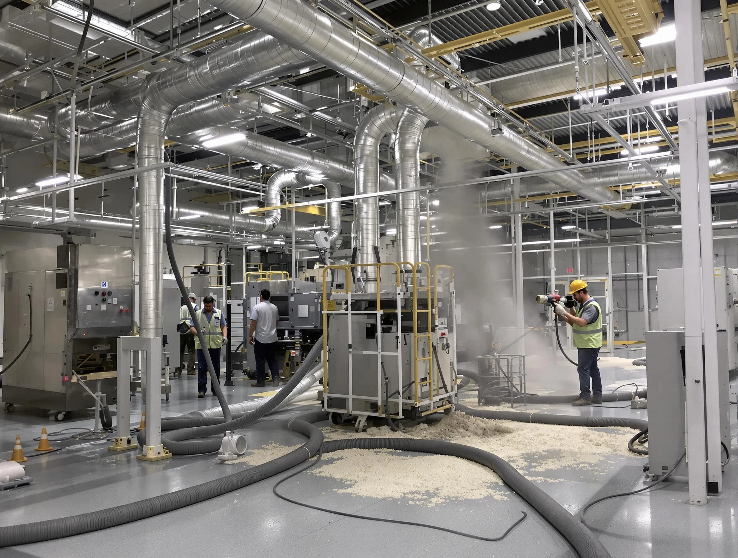 Heavy-duty industrial duct cleaning by North Decatur Air Duct Cleaning in North Decatur