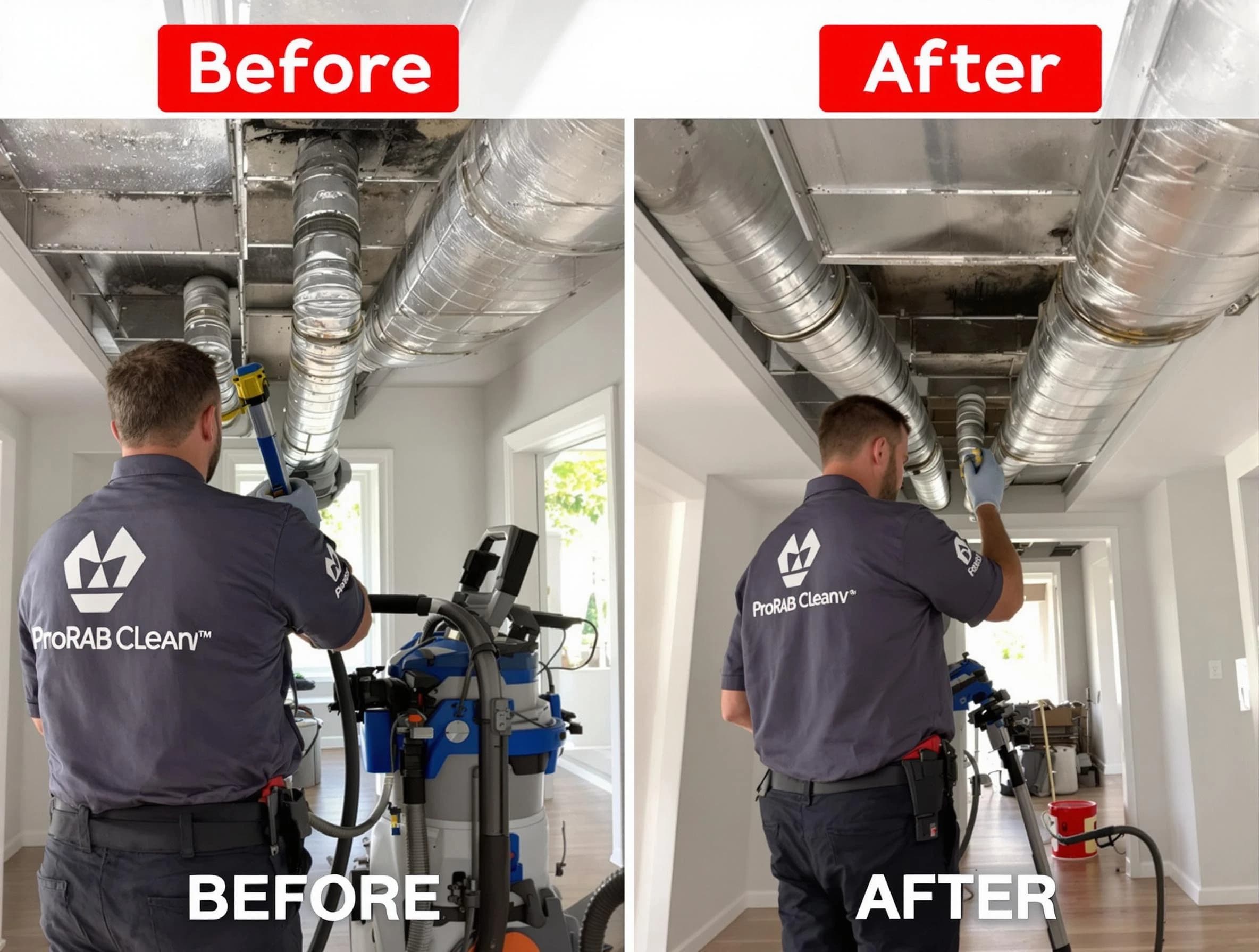 North Decatur Air Duct Cleaning expert performing thorough residential duct cleaning in a North Decatur home