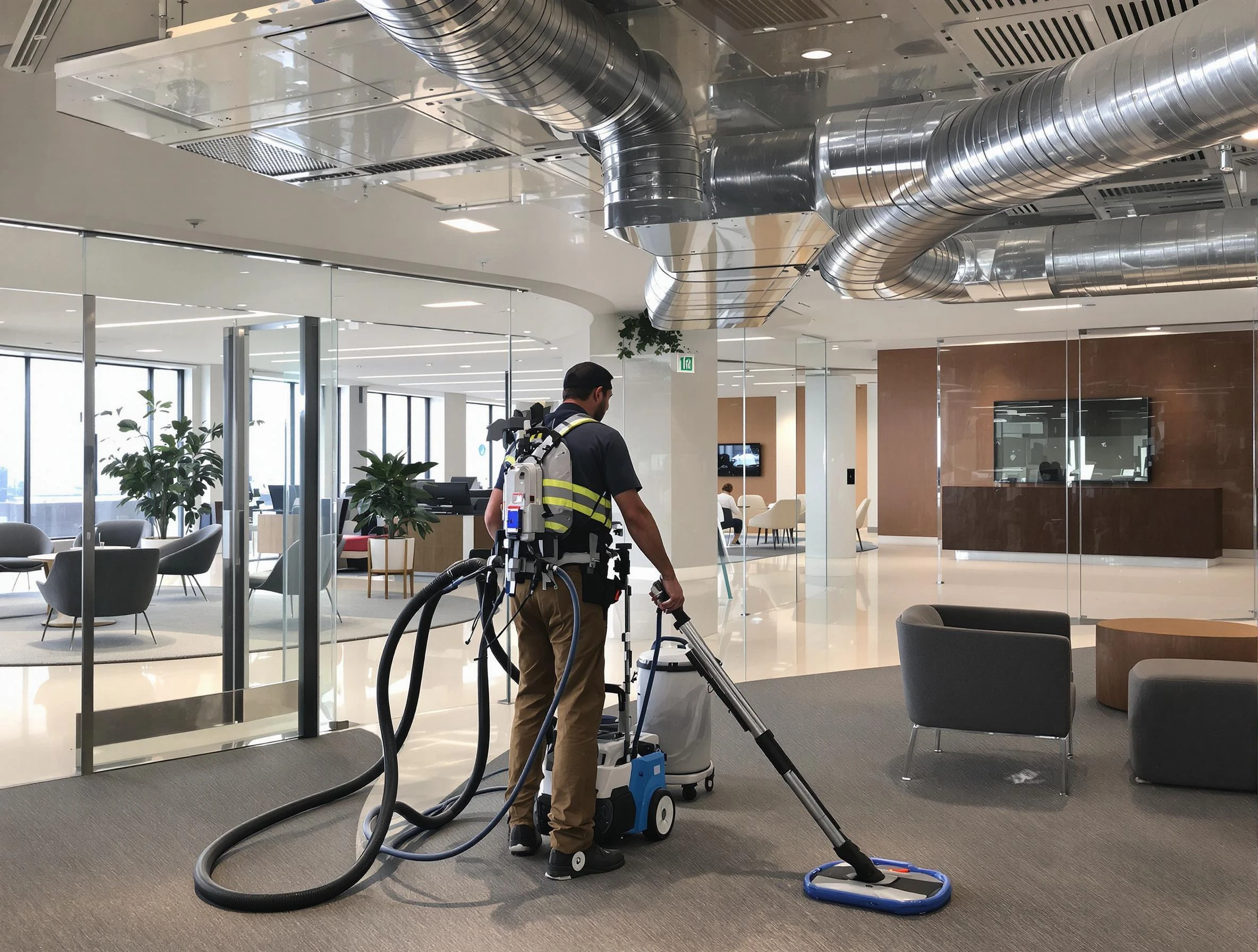 Commercial duct cleaning service by North Decatur Air Duct Cleaning in North Decatur
